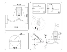 Бра Ambrella Light High Light Modern LH57085
