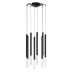 Комплект с подвесной люстрой Lightstar Tubo (574737+747147 (8шт) L8T747147