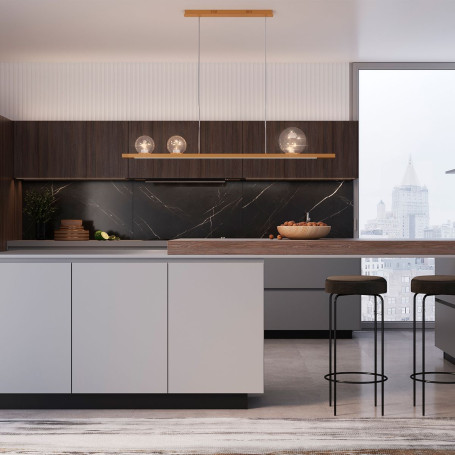 Подвесной светильник Crystal Lux AHORA SP1  L1200 BRASS