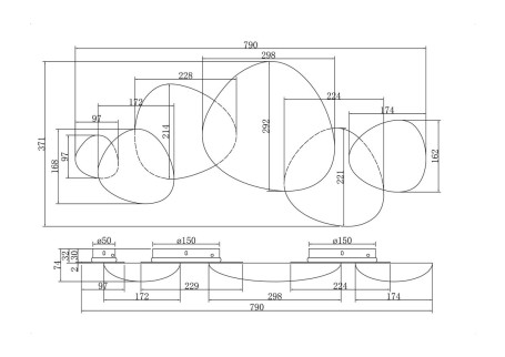 Настенный светодиодный светильник Maytoni Jack-stone MOD314WL-L13G3K