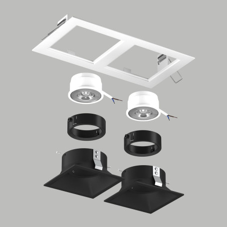 Комплект со светильником Lightstar Domino Quadro (214526+214507+214507+214007+214007) D5260707BMOD