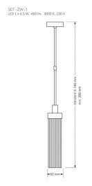 Подвесной светильник KUTEK MOOD Seti SET-ZW-1(Z)