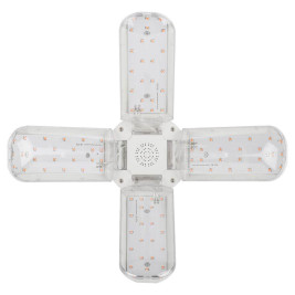 Лампа светодиодная для растений ЭРА E27 18W 2370K прозрачная Fito-36W-RB-E27-Fold Б0053289