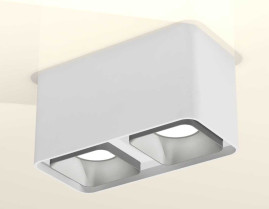 Комплект накладного светильника Ambrella light Techno Spot XS7850003 SWH/SSL белый песок/серебро песок (C7850, N7703)
