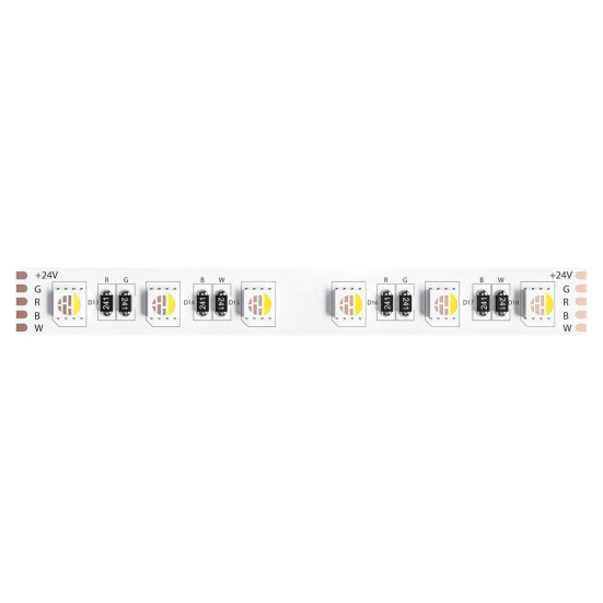 Светодиодная лента 24V 14,4W/m RGB+W 3000К 5м Arte Lamp TAPE A2406012-02-RGB3K