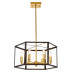 Подвесная люстра Lumina Deco Lorton LDP 1142-6 BK+MD