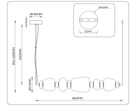 Люстра Ambrella Light HIGH LIGHT LH53176