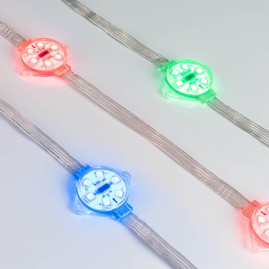 Модуль управляемый Arlight VISOR-DMX-5060-6-24V RGB 120deg D40x12mm 1.5W IP68 029188