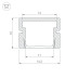 Профиль Arlight PDS-SM-2000 Anod Black 035027