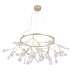 Подвесная люстра Crystal Lux Evita SP45 D Gold/Transparent