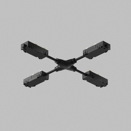 Коннектор X-образный гибкий Denkirs Smart Hide TR2116-BK