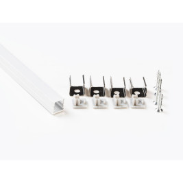 Профиль накладной LEDS POWER СПН1010 алюм. анод-й с матовым рассеивателем 2м 008356