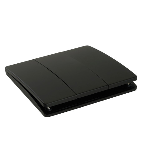 Выключатель беспроводной FERON TM93 SMART, 7мВт, IP65, трехклавишный, черный 51028