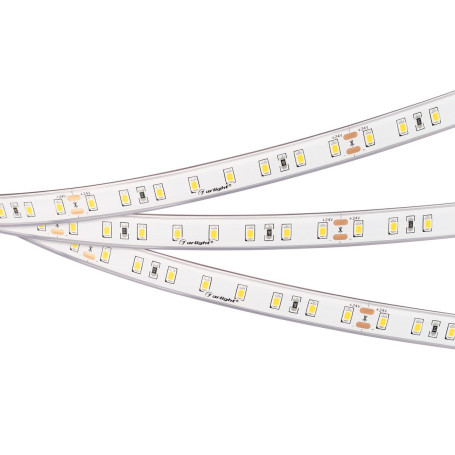 Светодиодная влагозащищенная лента Arlight 8W/m 80Led/m 2835SMD теплый белый 5M RTW-PS-A80-12mm 24V Warm3500 045162
