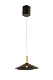 Люстра подвесная Alfa Light F3924-24 black+gol d 5W ?32*14*H(45,210?