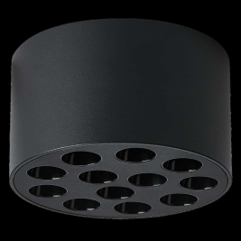 Светильник потолочный 9W 750LM 4000K, черный Guarda Lightstar 080947