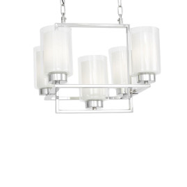 Подвесная люстра Lumina Deco Lino LDP 1239-5 CHR