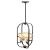 Подвесная люстра Lumina Deco Monterey LDP 1141-4 BK+MD