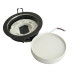 Светильник встраиваемый Feron DL507 потолочный GX53 черный + белый круг 51352