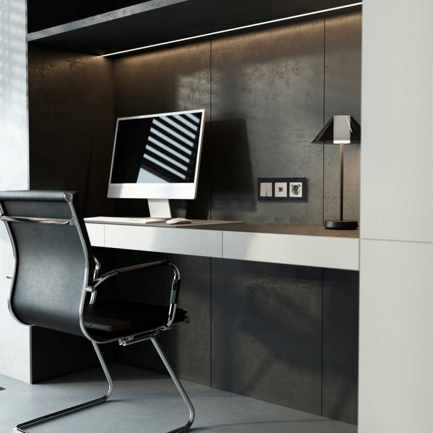 Розетка Ethernet RJ-45 (дымчатый) W1281004/ a069467