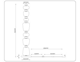 Торшер Ambrella Light HIGH LIGHT LH53172
