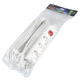 Удлинитель Uniel Ultra 3гн х 10м с/з S-GCU3-10B White UL-00010014