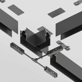 Коннектор T-образный накладной Maytoni Technical Gravity TRA010CT-41B