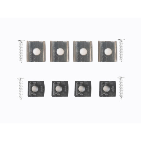 Профиль накладной LEDS POWER СПН1010 алюм. черный с призм.рассеивателем 2м 008363