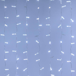 Уличная светодиодная гирлянда Ardecoled занавес 230V белый ARD-Curtain-Classic-2000X3000-Clear-760Led-Blink White 024868