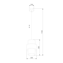 Подвесной светильник TK Lighting 849 Calisto