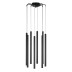 Комплект с подвесной люстрой Lightstar Tubo (574737+747247 (8шт) L8T747247