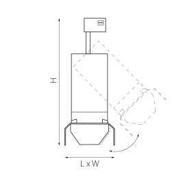 Комплект с трековым светильником Lightstar Canno Led (303274+202997) C327497