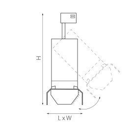 Комплект с трековым светильником Lightstar Canno Led (303274+202997) C327497