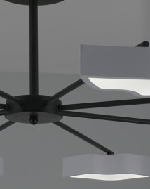 Потолочная светодиодная люстра Moderli Hight V1141-8CL