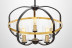 Подвесная люстра Lumina Deco Monterey LDP 1141-5 BK+MD