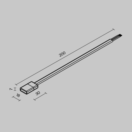 Комплектующие для уличной трековой системы Maytoni Outdoor O-TR002-HSP