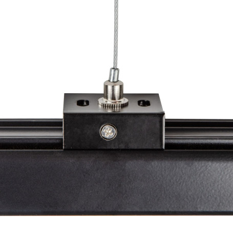 Набор для подвесного монтажа шинопроводов Uniel UFB-H41 Black 1 Polybag UL-00003666