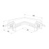 Коннектор угловой для шинопровода Elektrostandard Slim Magnetic 85124/00 a062151