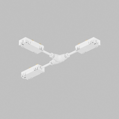 Коннектор Т-образный гибкий Denkirs Smart Hide TR2115-WH