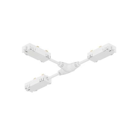 Коннектор Т-образный гибкий Denkirs Smart Hide TR2115-WH