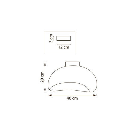Светильник настенно-потолочный 1xE27 (led) max 12W Sigma Lightstar 611646