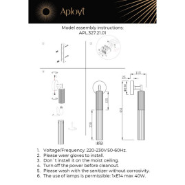 Бра Aployt Kasia APL.327.21.01