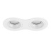Комплект из светильников и рамки Lightstar Domino Round (214626+214606+214606) D6260606