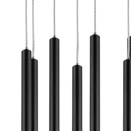 Комплект с подвесной люстрой Lightstar Tubo (574737+747337 (8шт) L8T747337