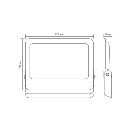 Прожектор светодиодный Apeyron 100W 6500K 05-48