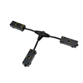 Коннектор Т-образный Denkirs Smart Hide TR2115-BK