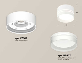 Комплект накладного светильника Ambrella light Techno Spot XS (C8101, N8477) XS8101021