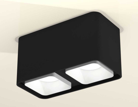 Комплект накладного светильника Ambrella light Techno Spot XS7851001 SBK/SWH черный песок/белый песок (C7851, N7701)