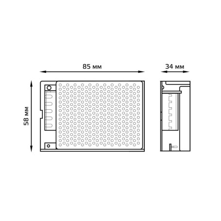 Блок питания Gauss Led Strip PS 12V 30W IP20 4A 202003030