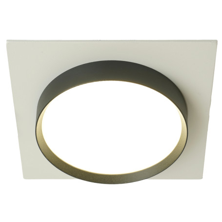 Светильник встраиваемый Feron DL506 потолочный GX53 белый + черный квадрат 51359